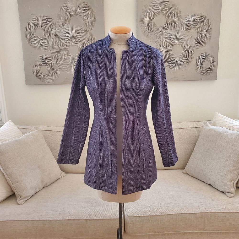 ZOWODO Tweed Open Blazer sz Sm